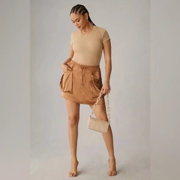 Anthropologie | Second Skin by RD Style Rossie Bodysuit Gold Small - Picture 4 of 8